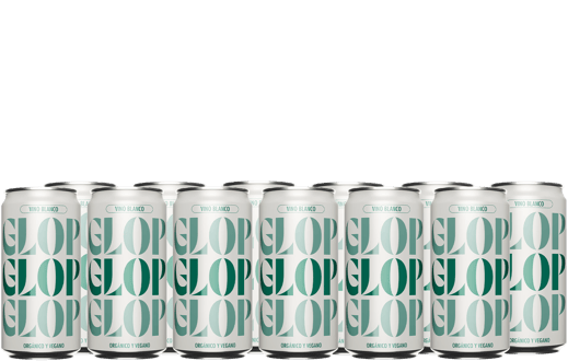 Pack descuento 12 Glop Wine White Cataluña DO BIO