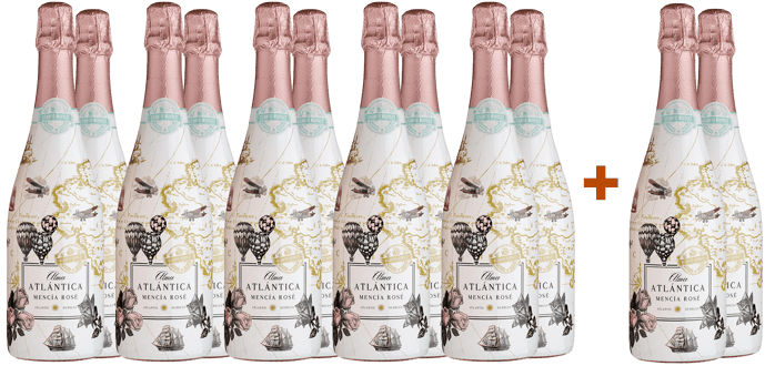 Pack Descuento Alma Atlántica – 10+2 Botellas de Espumoso Mencía Rosé Pack Descuento Alma Atlántica – 10+2 Botellas de Espumoso Mencía Rosé