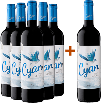 Pack descuento 5+1 2021 Cyan Roble ecológico Toro DO