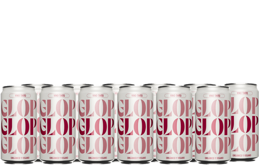 Pack descuento 12 Glop Wine Red Cataluña DO BIO