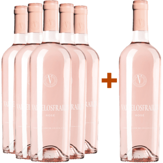 Pack Descuento 5+1 Valdelosfrailes Rosé 2023 DO Cigales