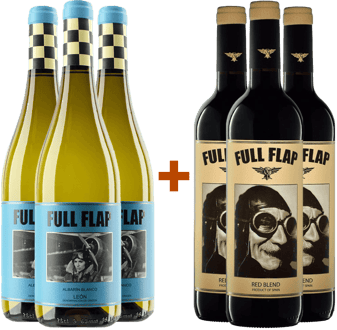 Pack degustación 3 Full Flap Tinto + 3 Full Flap Blanco