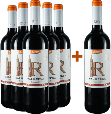 Pack descuento 5+1 Val de Resa Tempranillo Navarra DO BIO