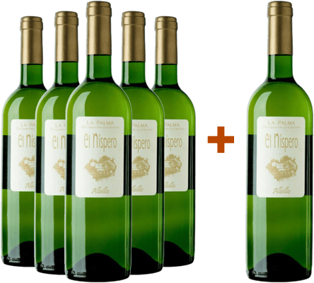 Pack Descuento 5+1 El Níspero Albillo Criollo La Palma DO