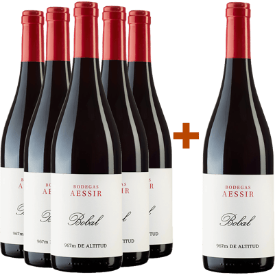 Pack descuento Aessir Bobal Tinto BIO