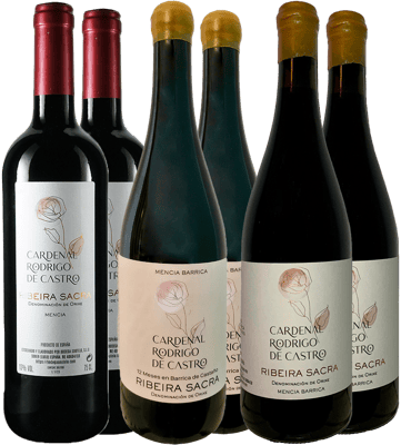 Pack degustación Cardenal Rodrigo De Castro Ribeira Sacra DO