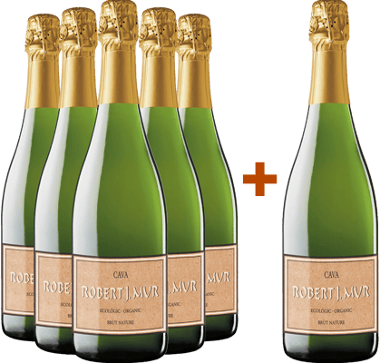 Pack descuento 5+1 Robert J. Mur Cava DO BIO