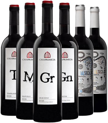 Pack degustación Casa Primicia vino tinto Rioja DOCa