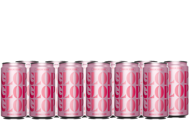 Pack descuento 12 Glop Rosé Sparkling Cataluña DO BIO 0,2 L BIO
