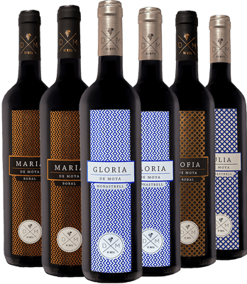 Pack degustación De Moya tinto