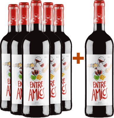 Pack descuento 5+1 Entre Amics Alella DO BIO