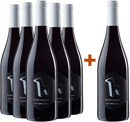 Pack descuento 5+1 El Cavall de Barcelona Terra Alta DO