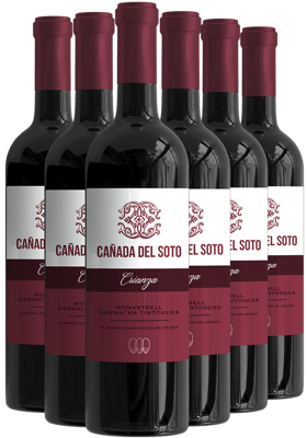 Pack Descuento Cañada del Soto Crianza Almansa DO