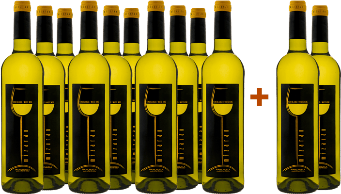 Pack descuento 10+2 Mizaran Blanco Manchuela DO BIO