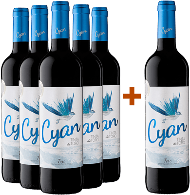 Pack descuento 5+1 2021 Cyan Roble ecológico Toro DO
