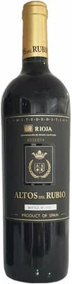 2016 Altos del Rubio Reserva Edición Limitada Rioja DOCa 2016 Altos del Rubio Reserva Edición Limitada Rioja DOCa