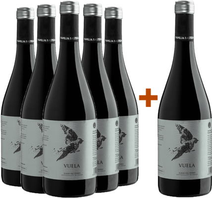 Pack descuento 5+1 Vuela Tempranillo Ribera del Duero DO