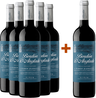 Pack descuento 5+1 Bordón D'Anglade Premium Rioja DOCa