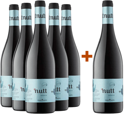 Pack descuento 5+1 Nutt Grenache Montsant DO BIO