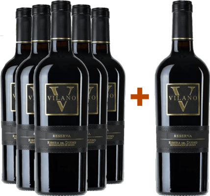 Pack descuento 5+1 Vilano Reserva en caja de madera