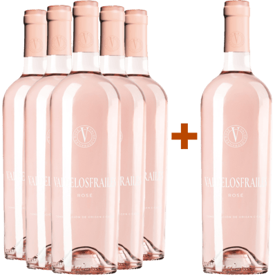 Pack Descuento 5+1 Valdelosfrailes Rosé 2023 DO Cigales