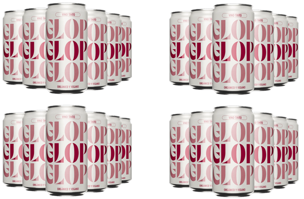 Pack Descuento 24 Glop Vino Tinto BIO
