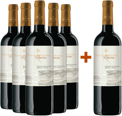 Pack descuento 5+1 Finca Antigua Reserva La Mancha DO