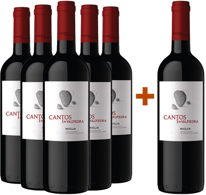 Pack descuento 5+1 Cantos de Valpiedra Rioja DOCa
