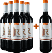 Pack descuento 5+1 Val de Resa Tempranillo Navarra DO BIO