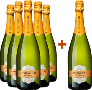 Pack descuento 5+1 Mistinguett Brut Nature Cava DO BIO