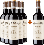 Pack descuento 5+1 Real Agrado Rioja DOCa