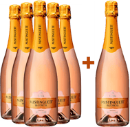 Pack descuento 5+1 Mistinguett Rosé Cava DO BIO