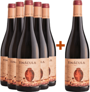 Pack descuento 5+1 Tinácula Red DOP Ribera del Júcar BIO