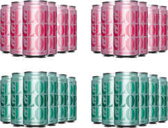 Pack Degustación 12 Glop Rosado Espumoso + 12 Glop Blanco Espumoso BIO