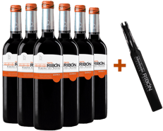 Pack Descuento Tinto Ribón Barrica Ribera del Duero DO (+ sacacorchos de regalo)
