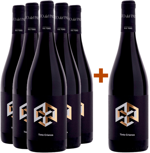 Pack descuento 5+1 Ernesto del Palacio Crianza Toro DO