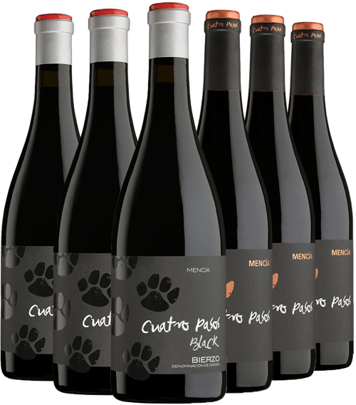 Pack degustación Mencía Cuatro Pasos Bierzo DO