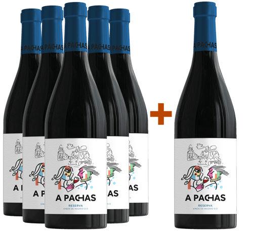 Pack descuento 5+1 A Pachas Reserva Madrid DO