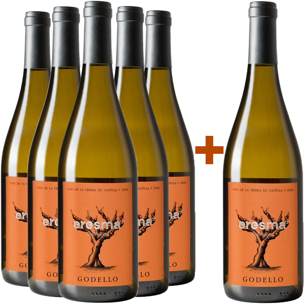 Pack descuento 5+1 Godello Eresma Castilla y León VT