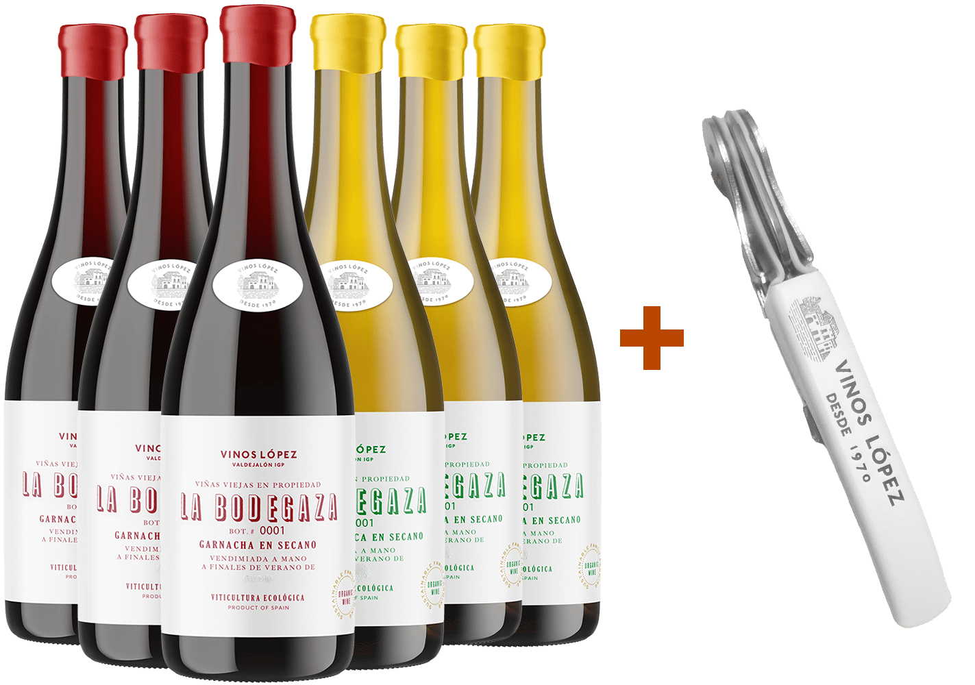 Pack descubrimiento Bodegaza Valdejalón IGP BIO (+ regalo sacacorchos) BIO Pack descubrimiento Bodegaza Valdejalón IGP BIO (+ regalo sacacorchos) BIO