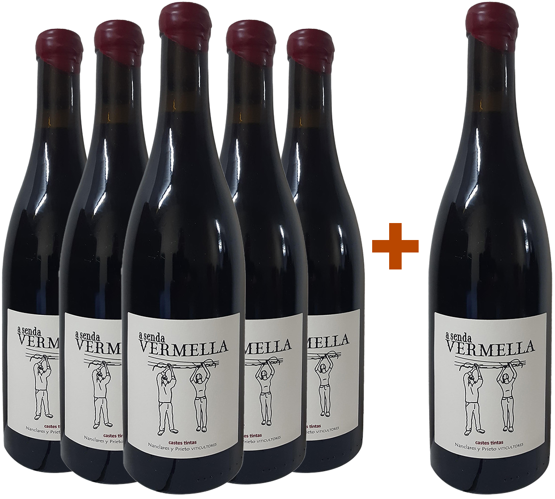 Pack Descuento 5+1 Nanclares A Senda Vermella Rías Baixas DO