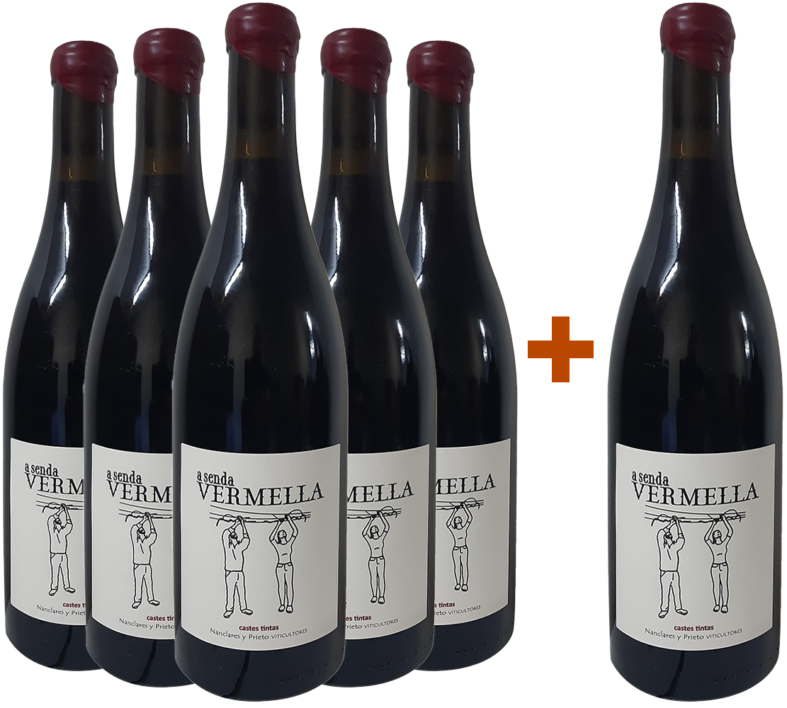 Pack Descuento 5+1 Nanclares A Senda Vermella Rías Baixas DO Pack Descuento 5+1 Nanclares A Senda Vermella Rías Baixas DO