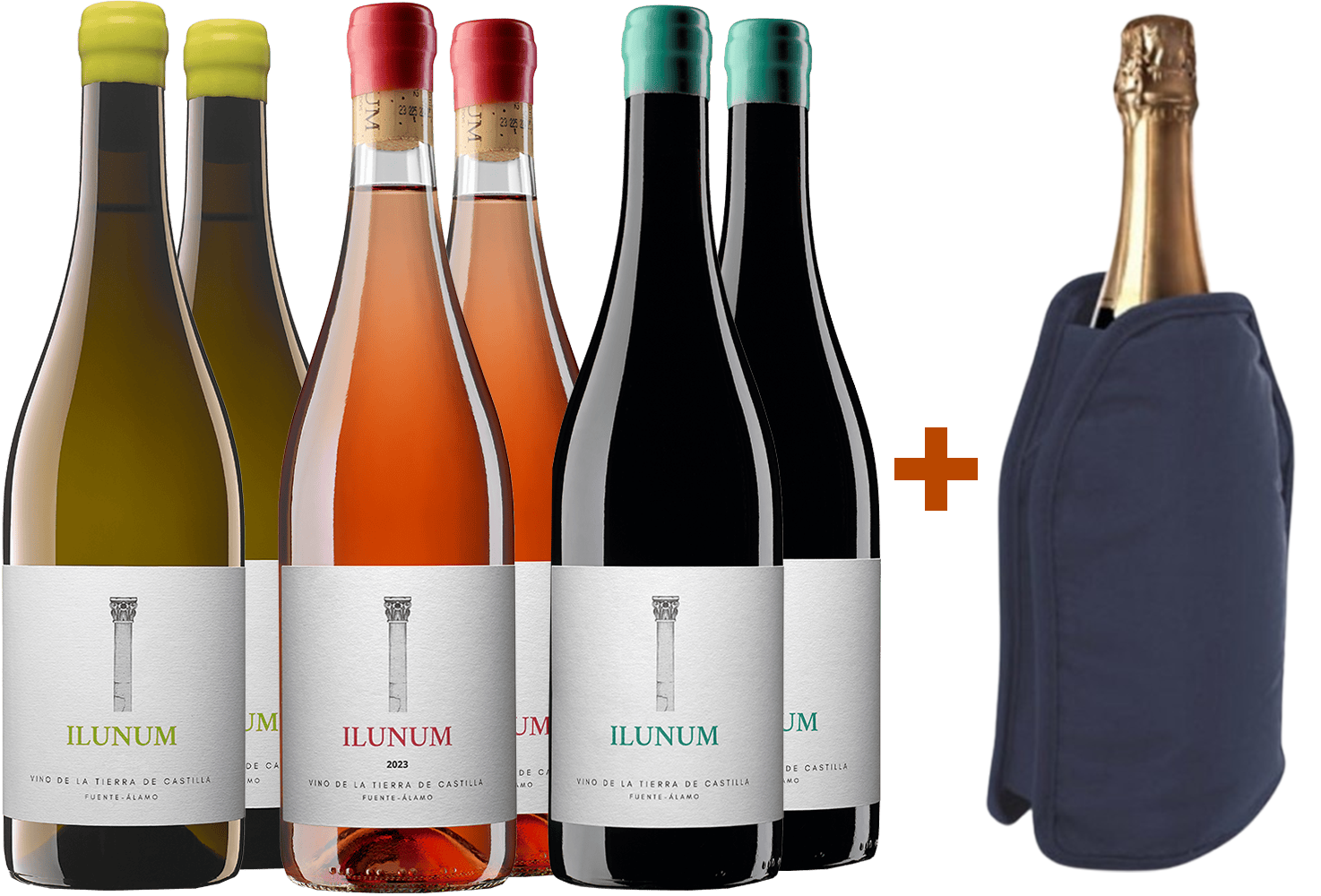 Pack Degustación Ilunum Castilla VT + (regalo funda enfriadora)