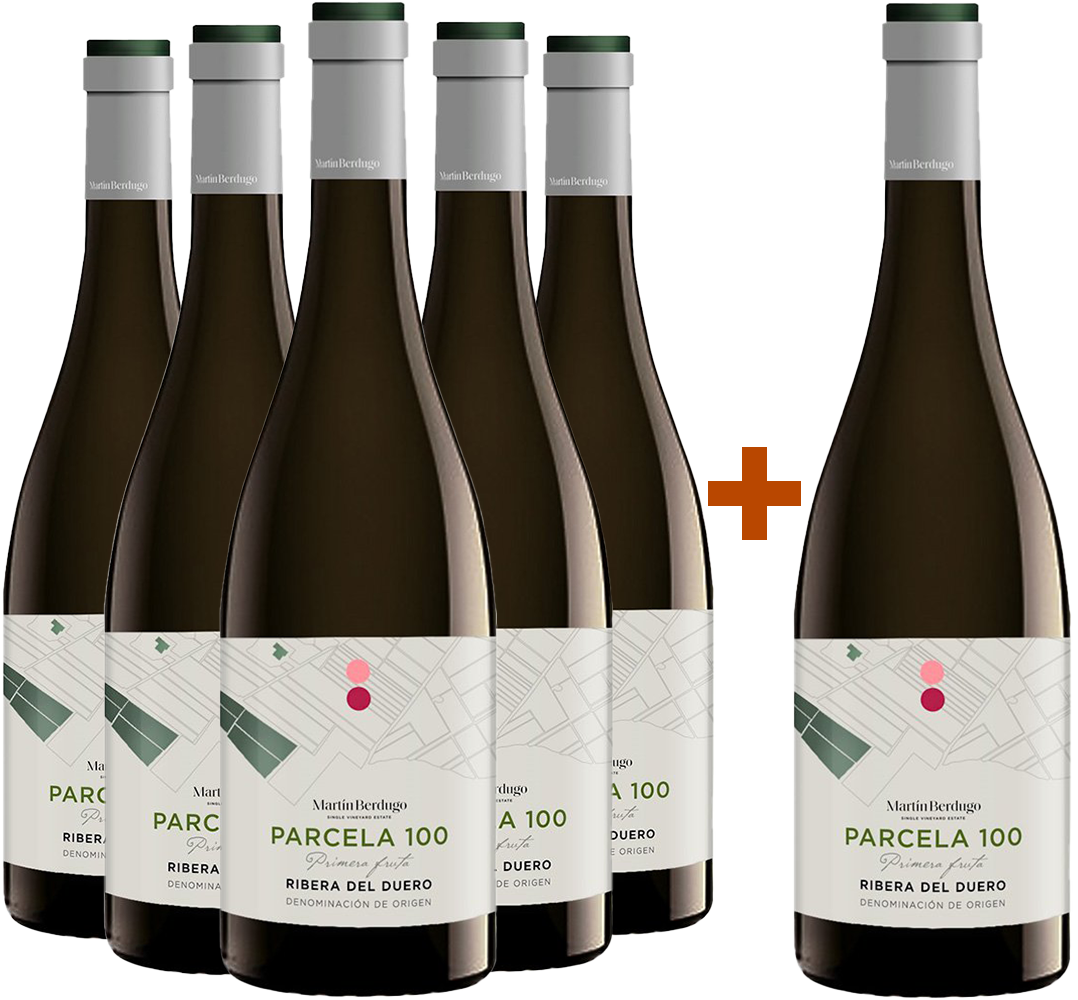 Pack descuento 5+1 Parcela 100 "Primera Fruta" Ribera del Duero DO BIO Pack descuento 5+1 Parcela 100 "Primera Fruta" Ribera del Duero DO BIO