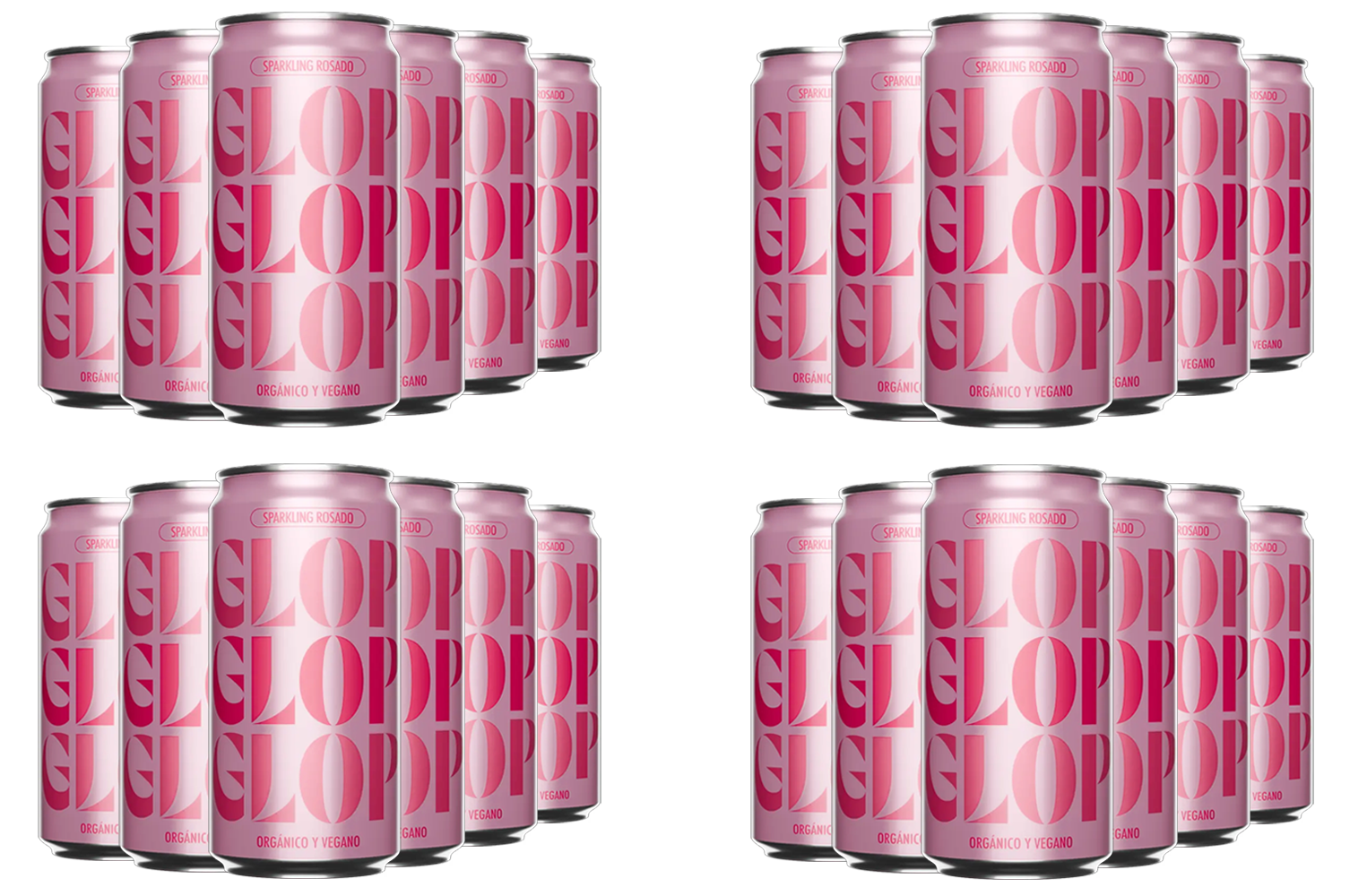 Pack Descuento 24 Glop Rosado Espumoso BIO Pack Descuento 24 Glop Rosado Espumoso BIO