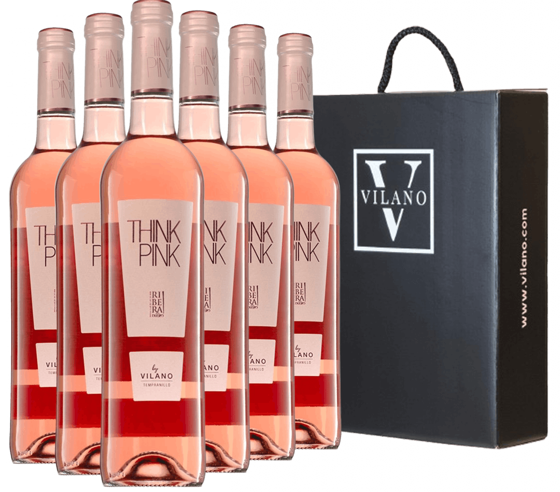 Pack Think Pink Rosado Ribera del Duero DO + caja de regalo