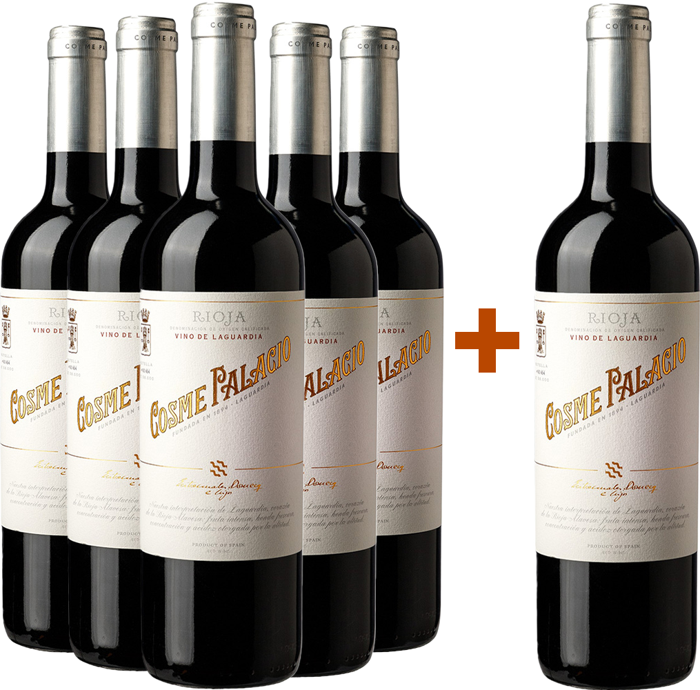 Pack descuento 5+1 Cosme Palacio Laguardia Rioja DOca Pack descuento 5+1 Cosme Palacio Laguardia Rioja DOca