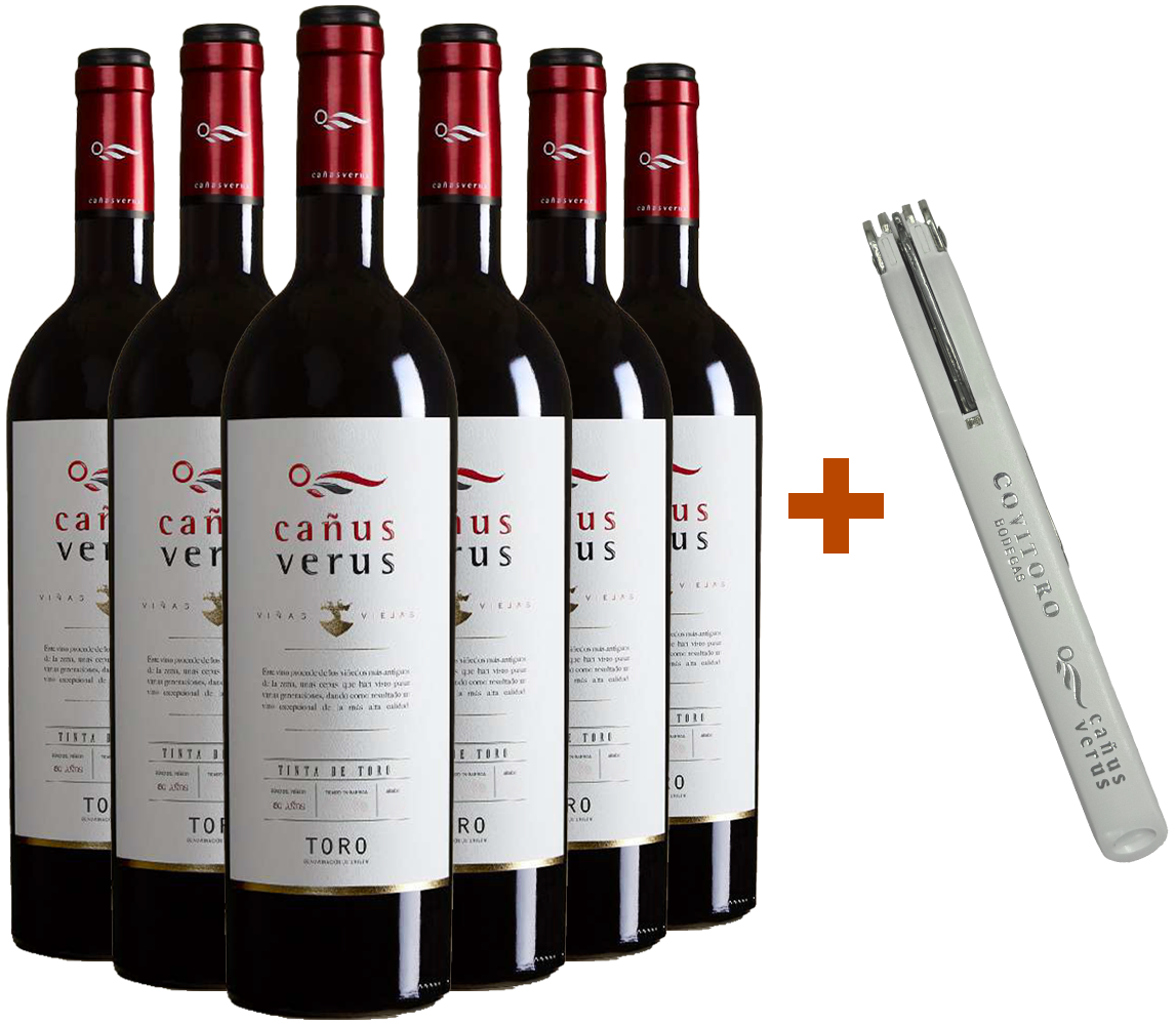 Pack Descuento Cañus Verus Viñas Viejas Toro DO (+ sacacorchos de regalo) Pack Descuento Cañus Verus Viñas Viejas Toro DO (+ sacacorchos de regalo)
