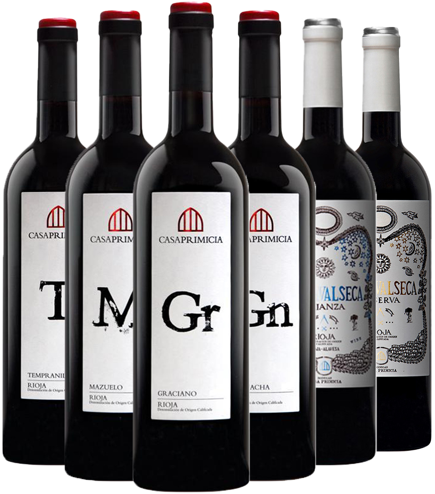 Pack degustación Casa Primicia vino tinto Rioja DOCa Pack degustación Casa Primicia vino tinto Rioja DOCa