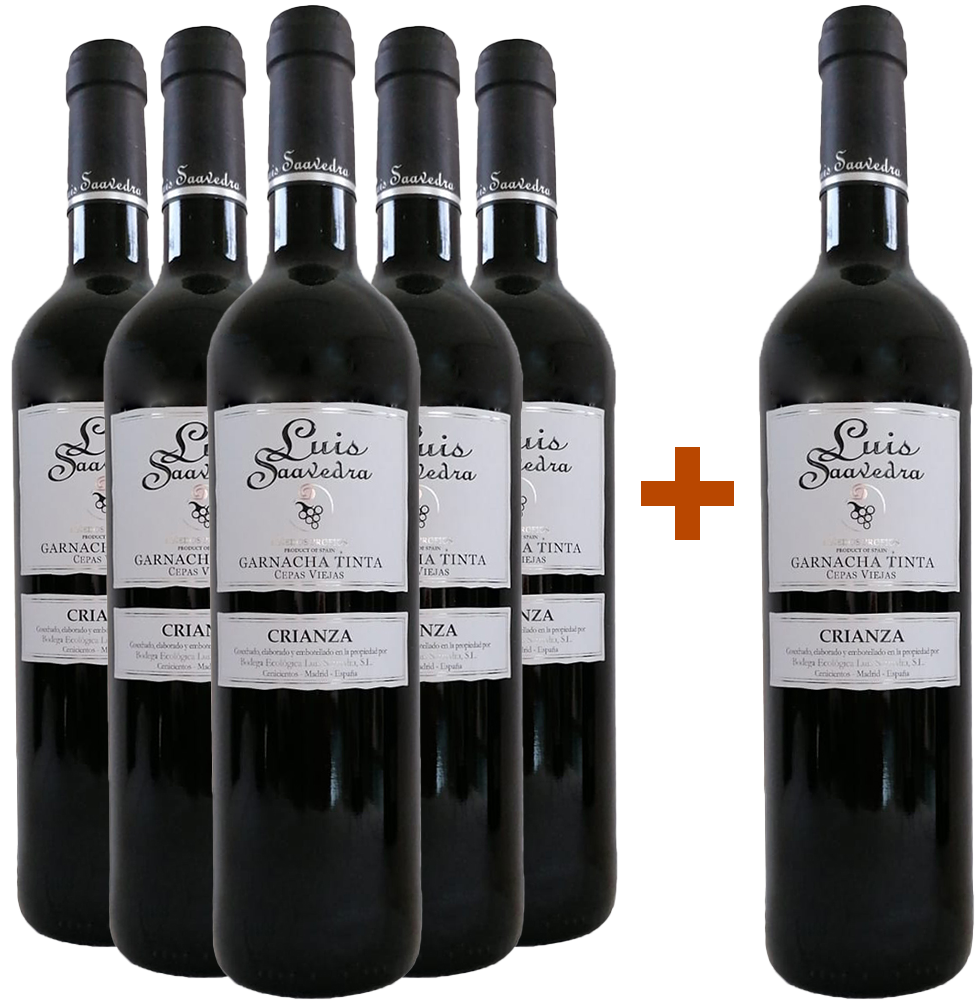 Pack descuento 5+1 Luis Savedra Crianza BIO Pack descuento 5+1 Luis Savedra Crianza BIO